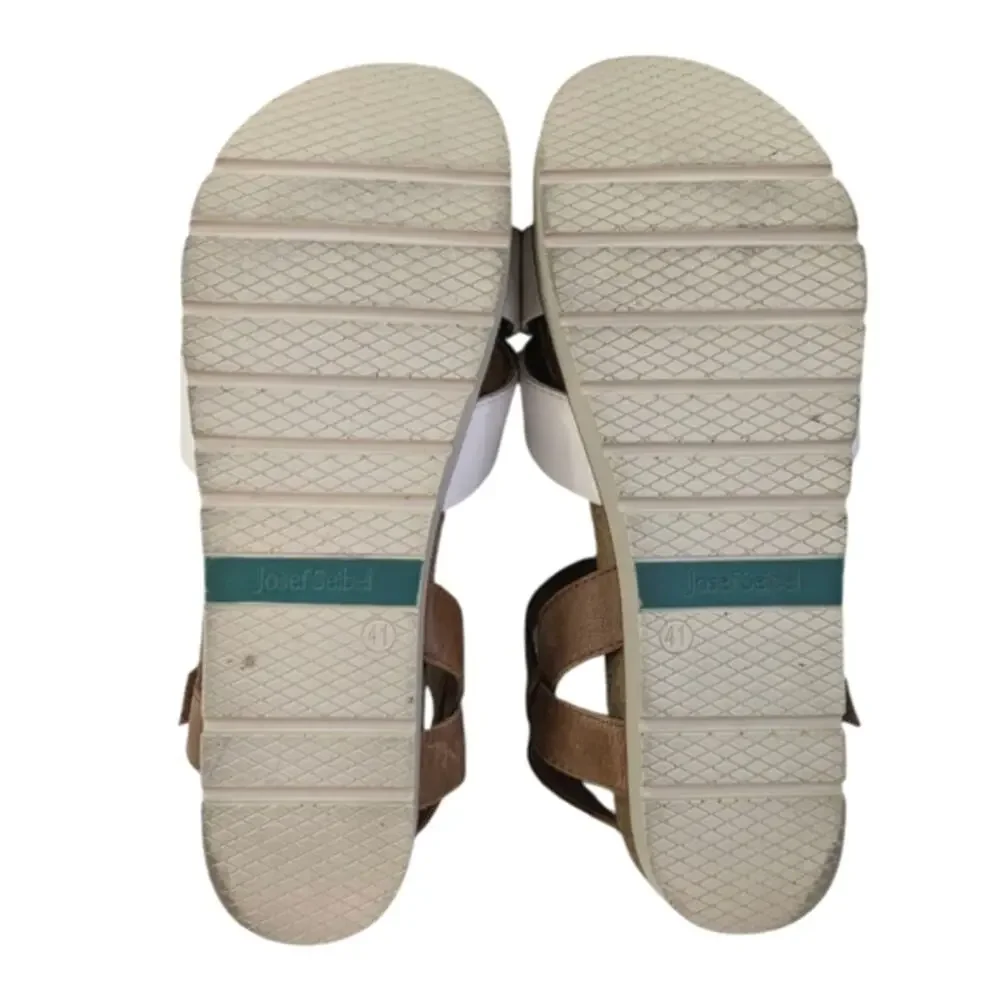Josef Seibel Clea 10 Sandals Size 41 US 10/10.5 EUC $159   S3607